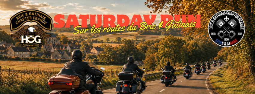 Saturday Run - Sur les routes du Brie & Gâtinais