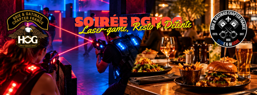 Soirée Laser Game et restaurant - BGHOG